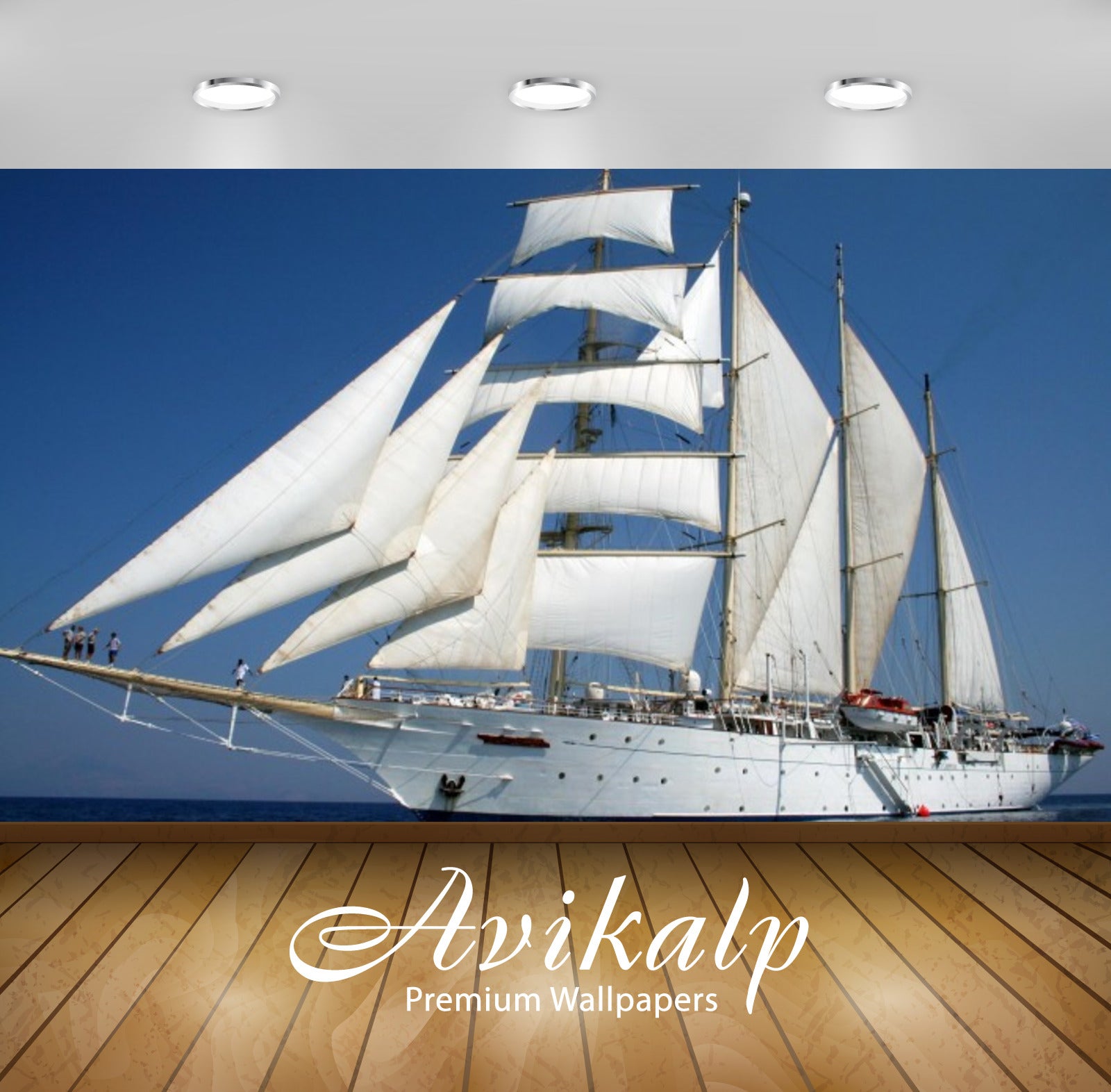 Avikalp Exclusive Awi2706 Beautiful Star Clipper Wonderful Tall Ship Full HD Wallpapers for Living r