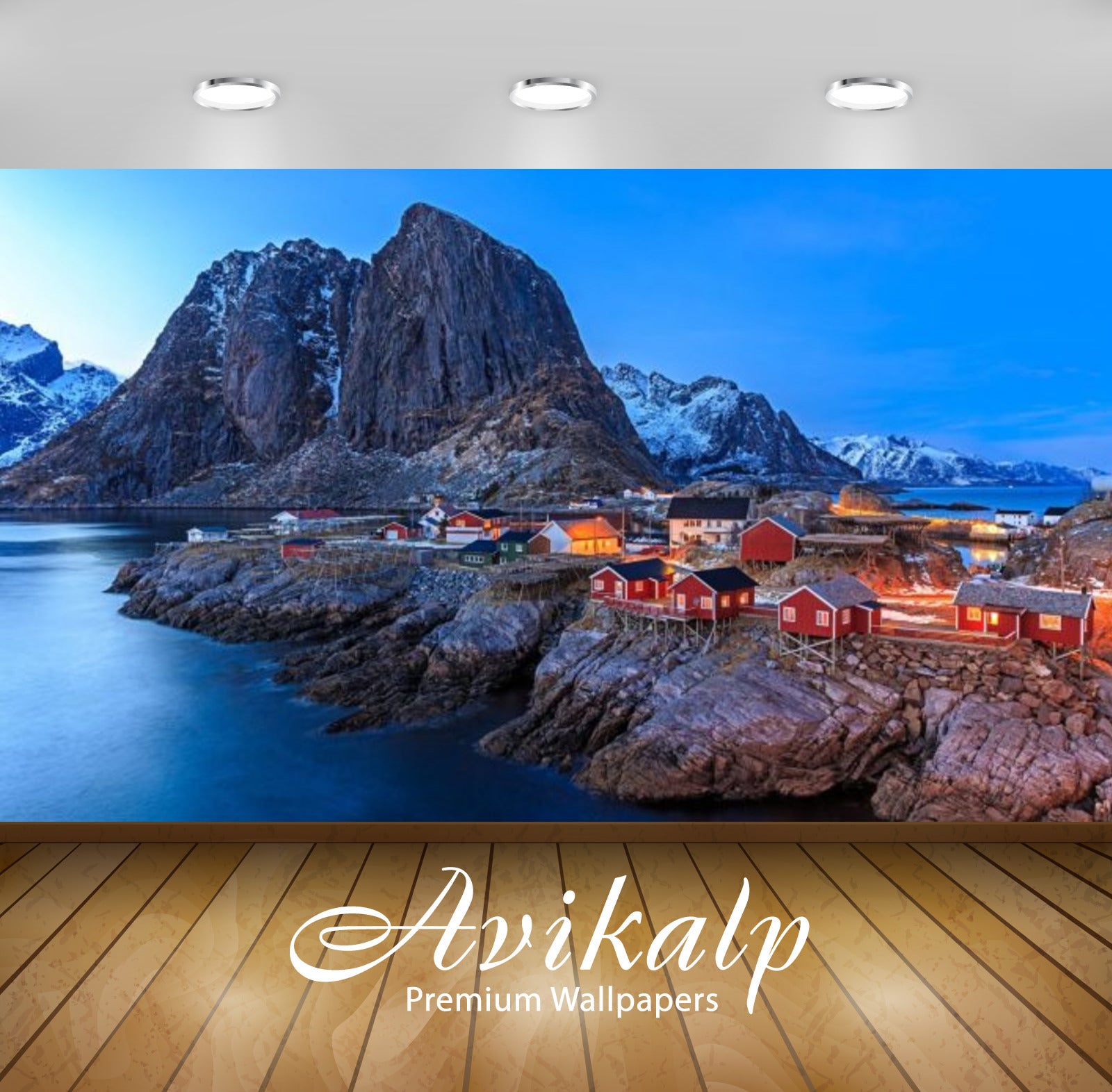 Avikalp Exclusive Awi2720 Hot Summer Adventures Lofoten Norway A Small Fishing Village On The Cliff
