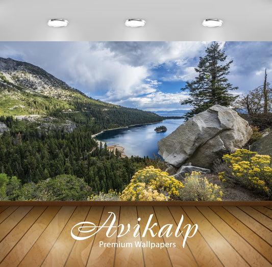 Avikalp Exclusive Awi2771 Lake Tahoes Emerald Bay State Park Is A State Park Of California In The Un