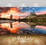 Avikalp Exclusive Awi2779 Landscape Sunset Reflection Cathedral Lake Yosemite National Park Californ