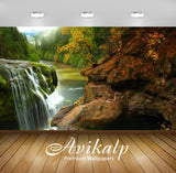 Avikalp Exclusive Awi2793 Lewis River Falls In Gifford Pichot Forest In Washington Full HD Wallpaper