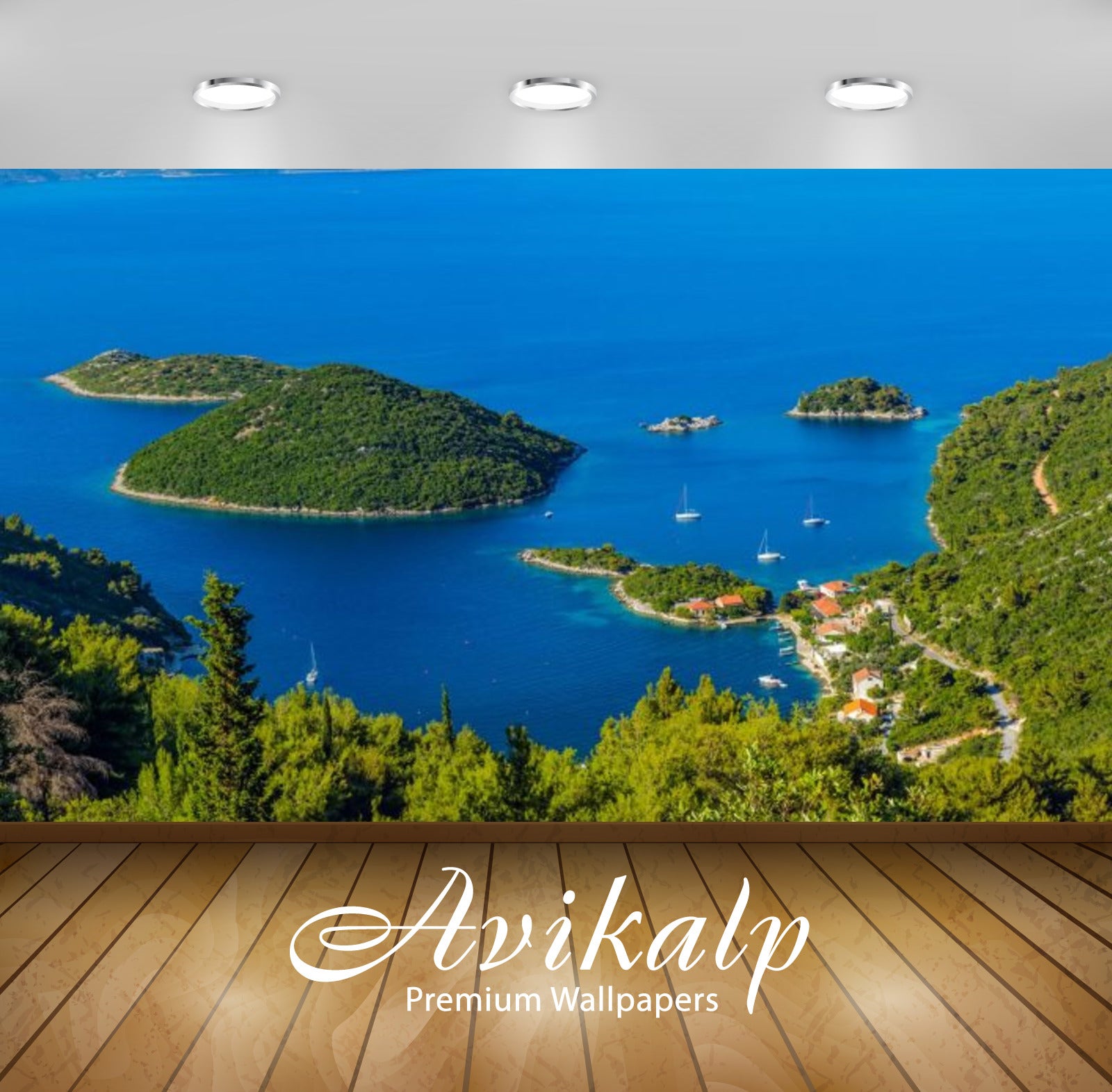 Avikalp Exclusive Awi2843 Nacionalni Park Mlet Adriatic Sea Croatia Full HD Wallpapers for Living ro