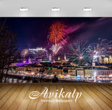 Avikalp Exclusive Awi2858 New Years Eve In Salzburg Austria Holiday Celebration Fireworks Full HD Wa