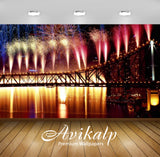 Avikalp Exclusive Awi2862 New York Celebration The City At Night Fireworks Full HD Wallpapers for Li