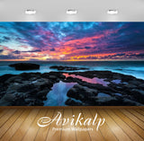 Avikalp Exclusive Awi2894 Pacific Ocean Sunset At Cape Arago On The Oregon Coast Usa Full HD Wallpap