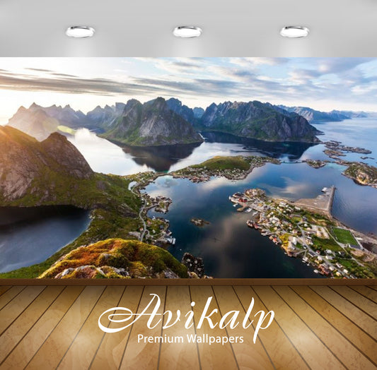 Avikalp Exclusive Awi2895 Panorama Norwegian Islands Pictures Rhein And Lofoten Norway Full HD Wallp