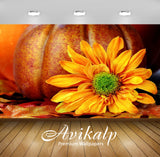 Avikalp Exclusive Awi2924 Pumpkin Flower Full HD Wallpapers for Living room, Hall, Kids Room, Kitche