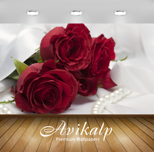 Avikalp Exclusive Awi2959 Roses Romantic Valentine  Full HD Wallpapers for Living room, Hall, Kids R