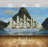 Avikalp Exclusive Awi2960 Royal Clipper And Petit Piton Of St. Lucia Full HD Wallpapers for Living r