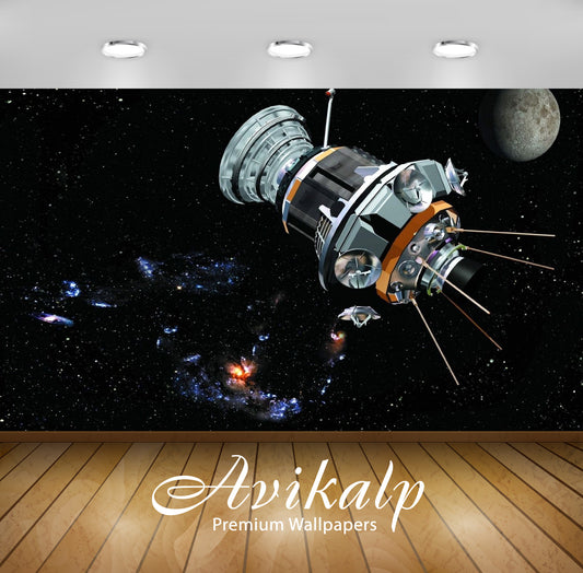 Avikalp Exclusive Awi2975 Satellite In Cosmic Space Galaxies Cosmic Mesecinata Satellite Dish Full H