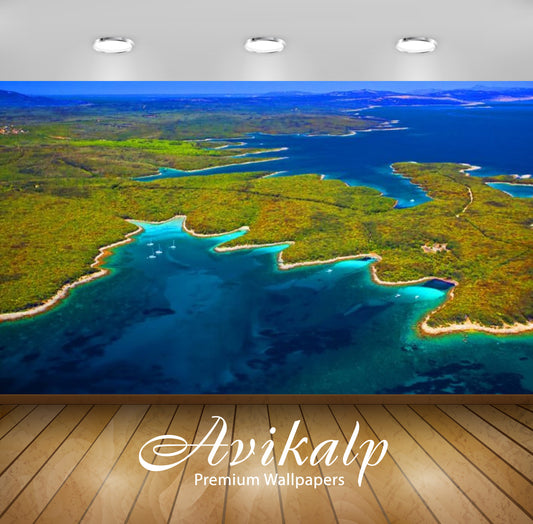Avikalp Exclusive Awi2985 Sea Coast Of The Adriatic Sea Croatia Full HD Wallpapers for Living room,
