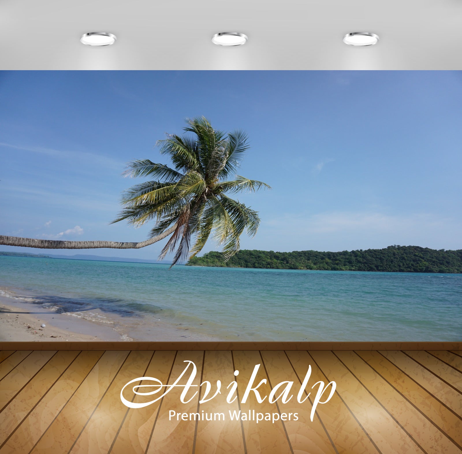 Avikalp Exclusive Premium sea HD Wallpapers for Living room, Hall, Kids Room, Kitchen, TV Background