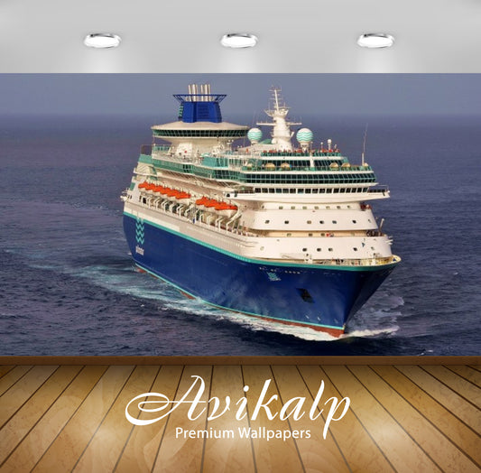 Avikalp Exclusive Awi3014 Ship Monarch Cruise Full HD Wallpapers for Living room, Hall, Kids Room, K