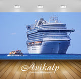 Avikalp Exclusive Awi3015 Ship Ruby Princess Full HD Wallpapers for Living room, Hall, Kids Room, Ki