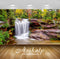 Avikalp Exclusive Awi3055 Stream Cascade Forest Falls Brown Rocks Surrounded By Trees Landscape Full
