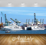 Avikalp Exclusive Premium ship HD Wallpapers for Living room, Hall, Kids Room, Kitchen, TV Backgroun