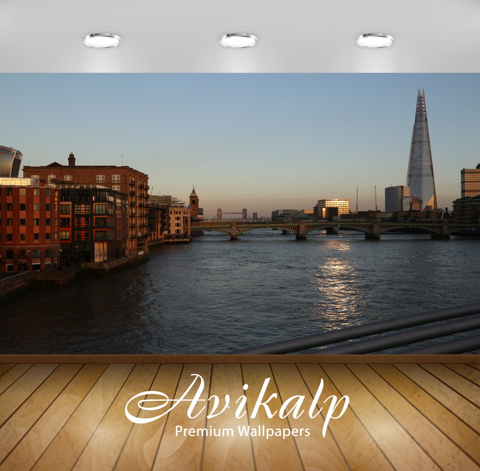 Avikalp Exclusive Premium bridge HD Wallpapers for Living room, Hall, Kids Room, Kitchen, TV Backgro