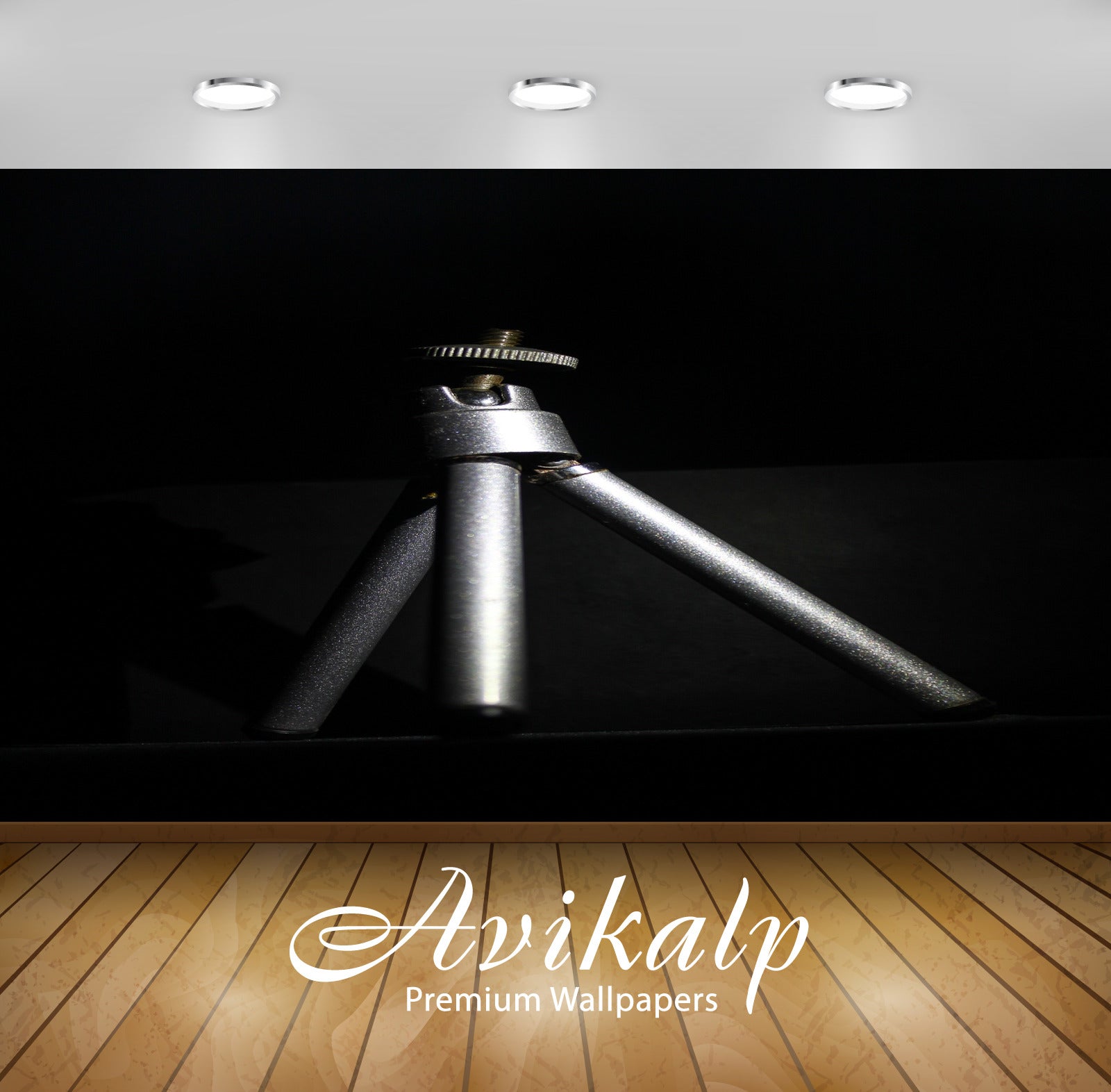 Avikalp Exclusive Premium tripod HD Wallpapers for Living room, Hall, Kids Room, Kitchen, TV Backgro