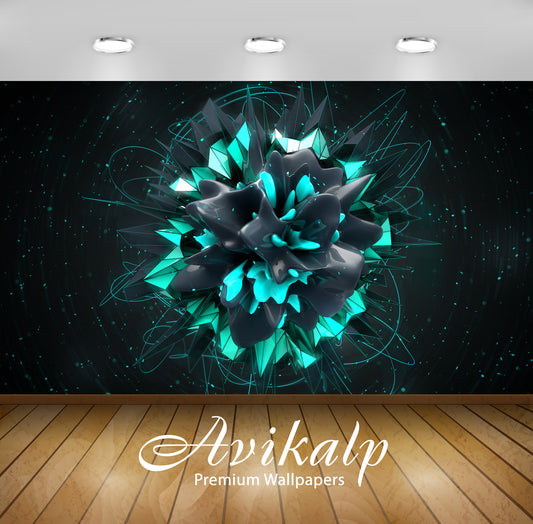 Avikalp Exclusive Awi3830 Paint Splash Full HD Wallpapers for Living room, Hall, Kids Room, Kitchen,