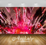 Avikalp Exclusive Awi3836 Pink Exploding Crystals Full HD Wallpapers for Living room, Hall, Kids Roo
