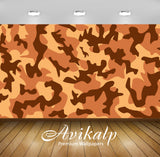 Avikalp Exclusive Awi4112 Camouflage Full HD Wallpapers for Living room, Hall, Kids Room, Kitchen, T