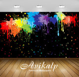 Avikalp Exclusive Awi4132 Color Splash Full HD Wallpapers for Living room, Hall, Kids Room, Kitchen,