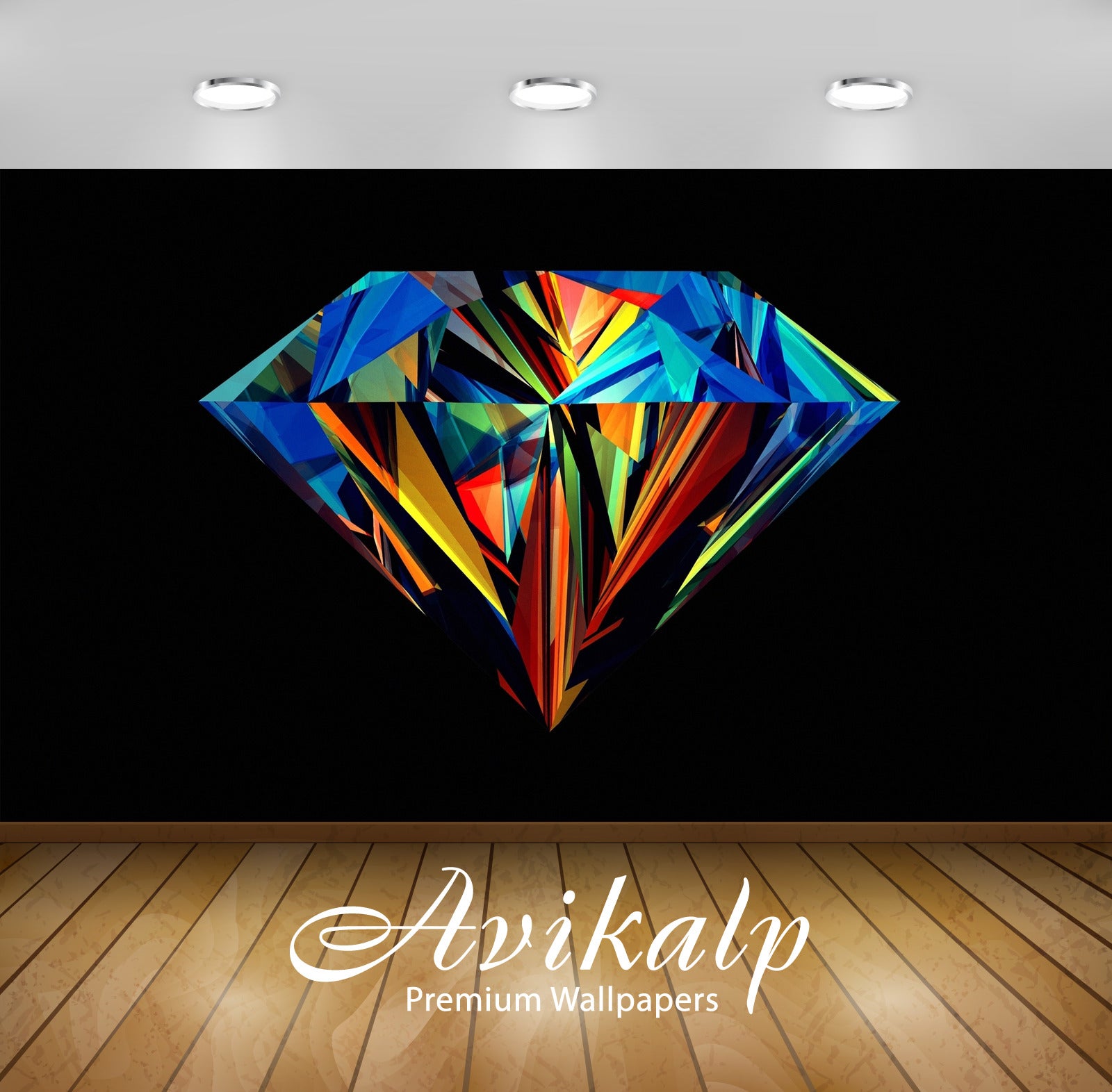 Avikalp Exclusive Awi4177 Colorful Perfect Diamond Full HD Wallpapers for Living room, Hall, Kids Ro