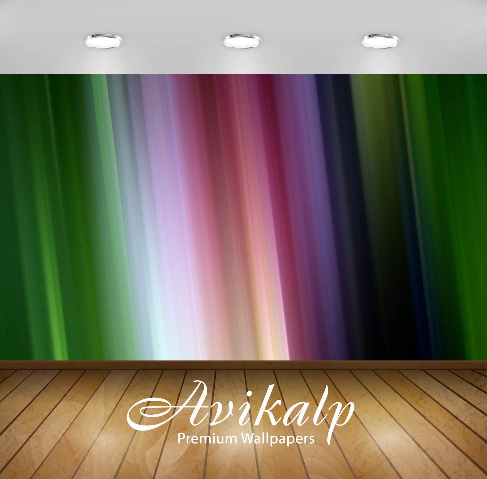 Avikalp Exclusive Awi4185 Colorful Shades Full HD Wallpapers for Living room, Hall, Kids Room, Kitch