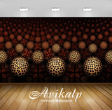 Avikalp Exclusive Awi4220 Cracked Spheres Full HD Wallpapers for Living room, Hall, Kids Room, Kitch