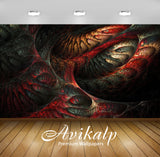 Avikalp Exclusive Awi4335 Fractal Full HD Wallpapers for Living room, Hall, Kids Room, Kitchen, TV B