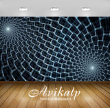 Avikalp Exclusive Awi4378 Fractal Light Full HD Wallpapers for Living room, Hall, Kids Room, Kitchen