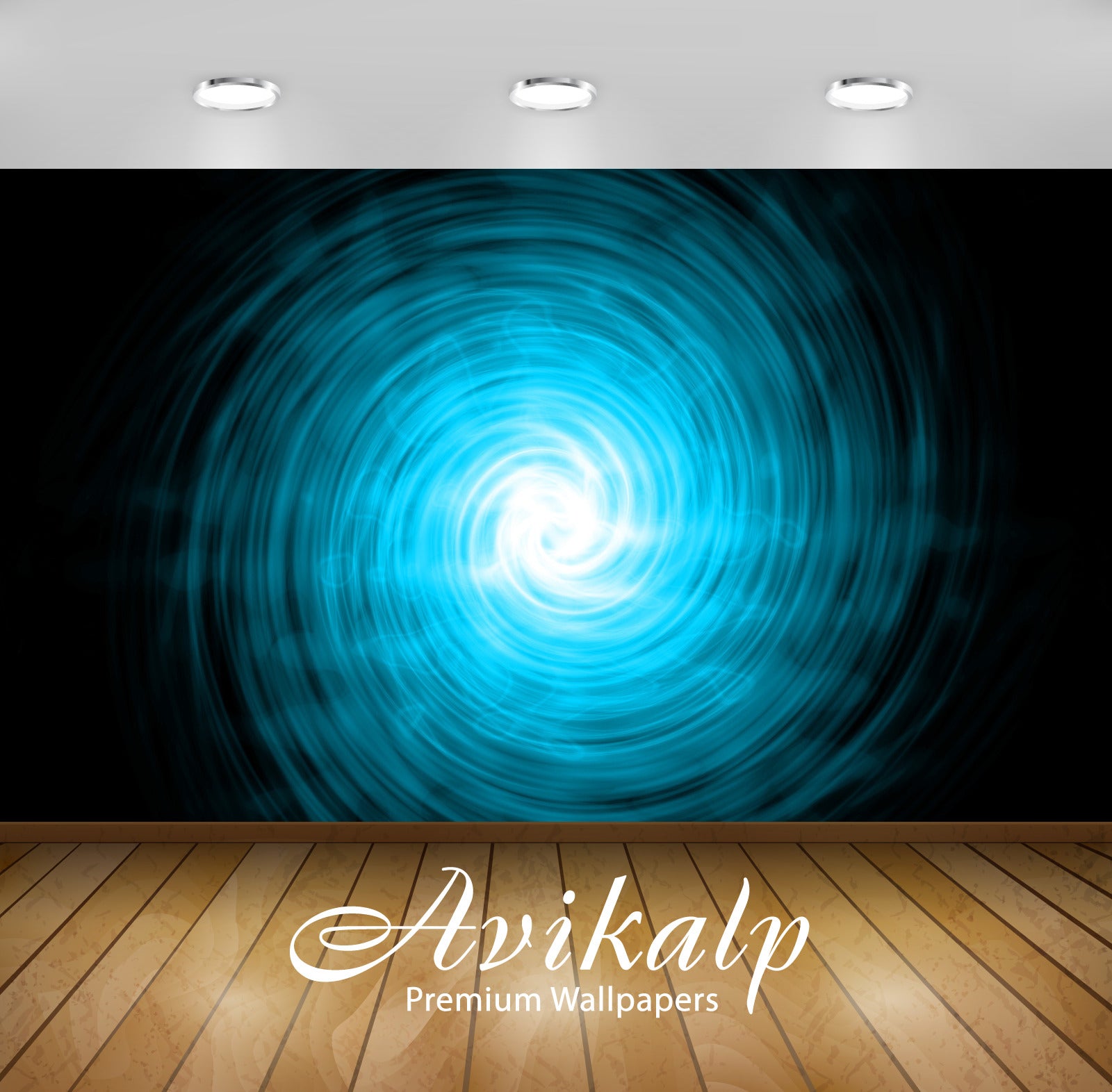 Avikalp Exclusive Awi4490 Lighted Abyss Full HD Wallpapers for Living room, Hall, Kids Room, Kitchen