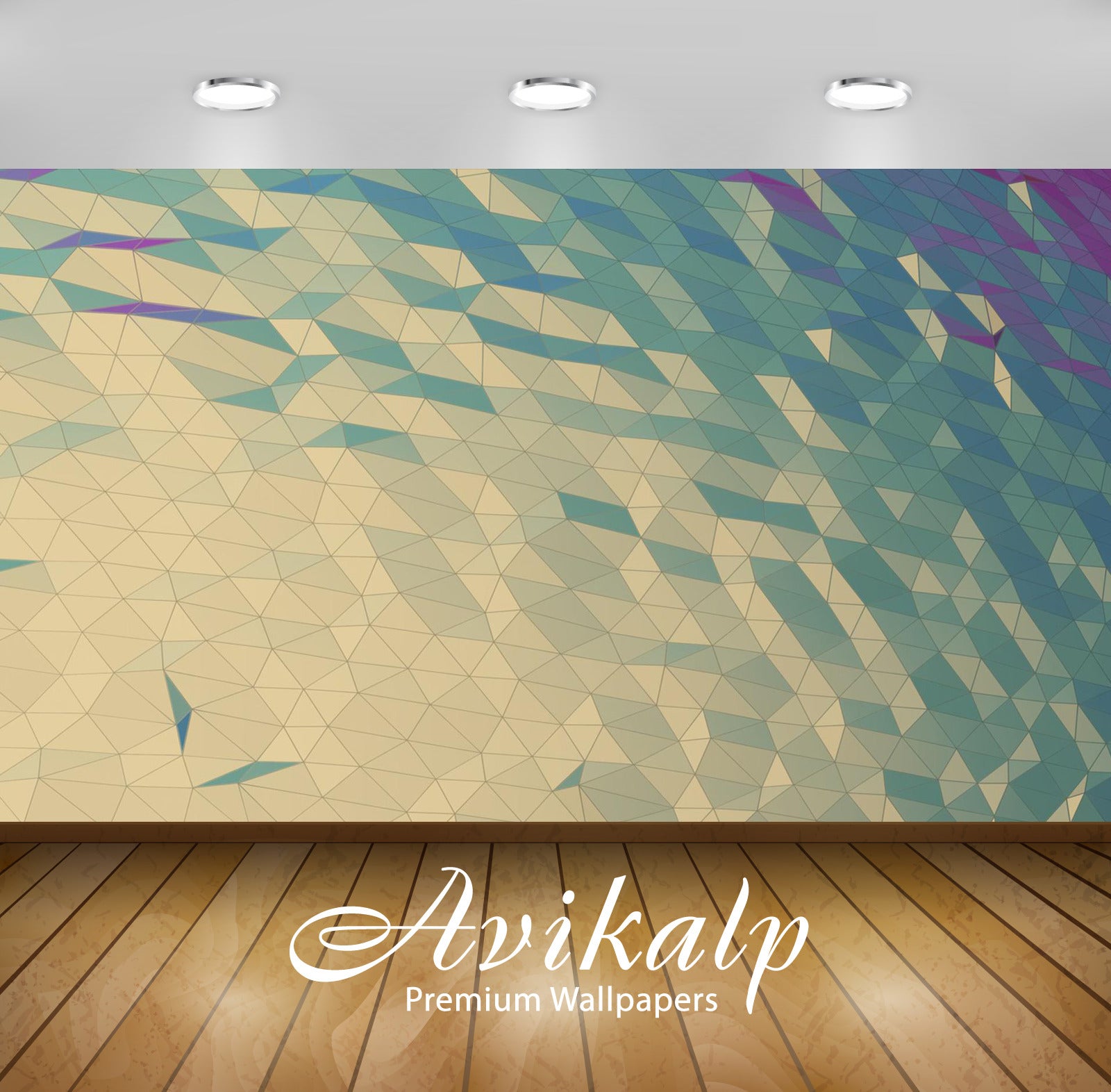 Avikalp Exclusive Awi4519 Mosaic Full HD Wallpapers for Living room, Hall, Kids Room, Kitchen, TV Ba