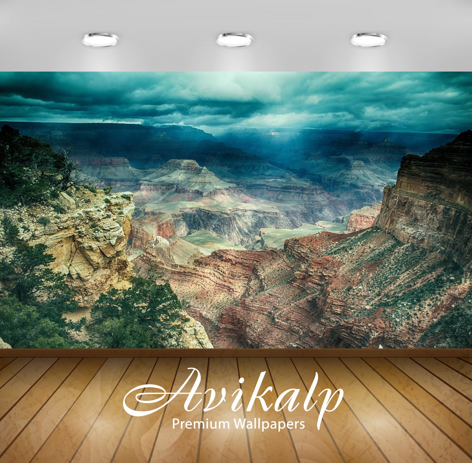 Avikalp Exclusive Premium canyon HD Wallpapers for Living room, Hall, Kids Room, Kitchen, TV Backgro