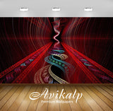 Avikalp Exclusive Awi4624 Spiraling Fractal Full HD Wallpapers for Living room, Hall, Kids Room, Kit
