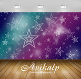 Avikalp Exclusive Awi4641 Stars Full HD Wallpapers for Living room, Hall, Kids Room, Kitchen, TV Bac