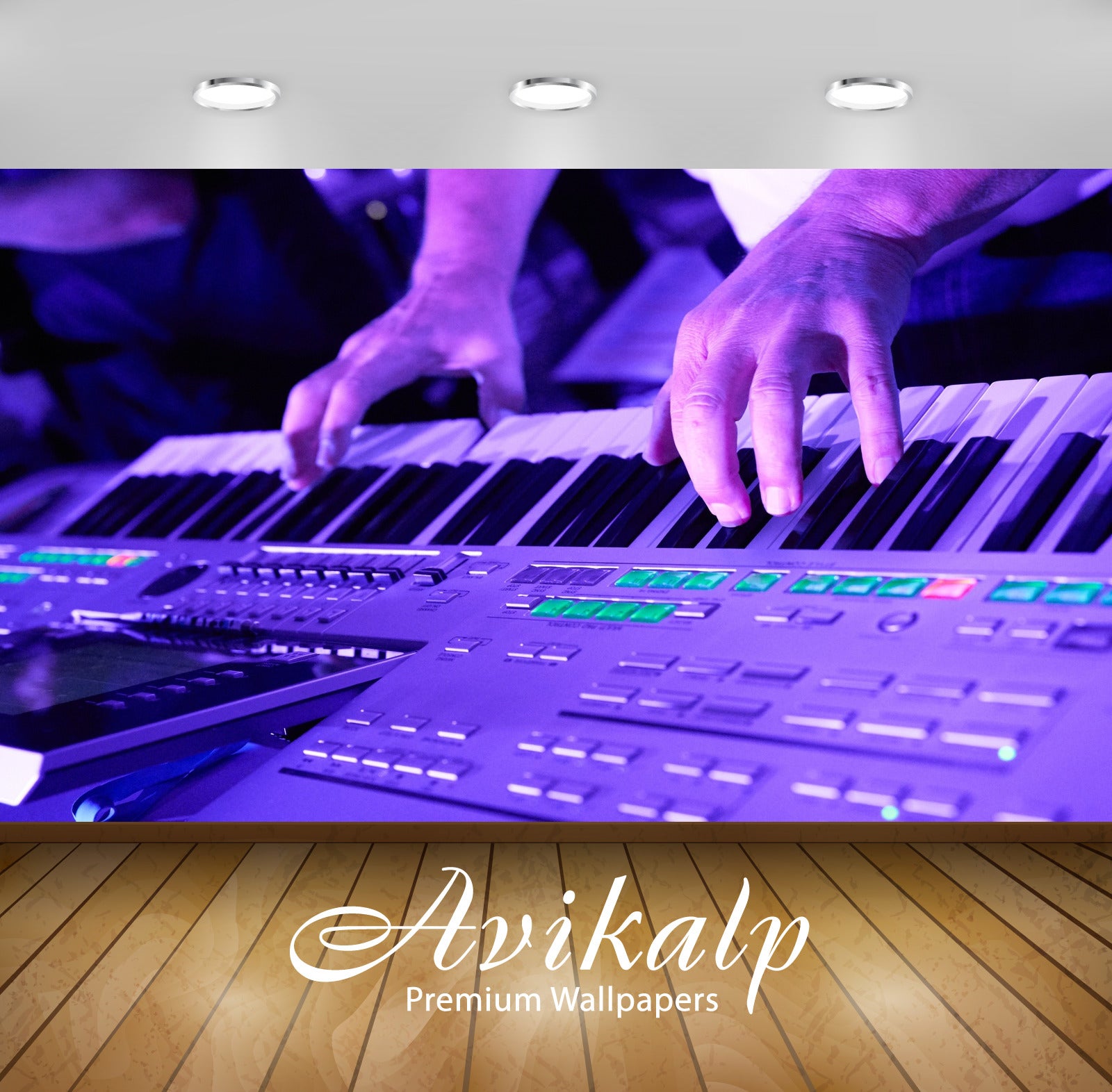 Avikalp Exclusive Awi4709 Keyboard Music Instrument Song Full HD Wallpapers for Living room, Hall, K