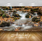 Avikalp Exclusive Awi4772 Forest Waterfall Nature Mountain Full HD Wallpapers for Living room, Hall,