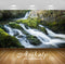 Avikalp Exclusive Awi4799 Ingleton Waterfall Nature Mountain Full HD Wallpapers for Living room, Hal
