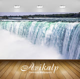 Avikalp Exclusive Awi4995 Niagara Waterfall Mountain Full HD Wallpapers for Living room, Hall, Kids