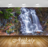 Avikalp Exclusive Awi5090 Amazing Waterfall Nature Full HD Wallpapers for Living room, Hall, Kids Ro