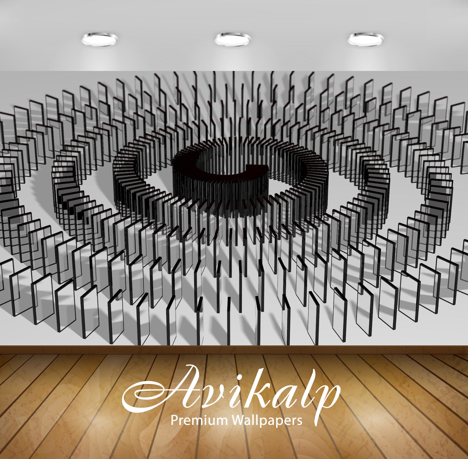 Avikalp Exclusive AWI514 Abstract HD Wallpapers for Living room, Hall, Kids Room, Kitchen, TV Backgr