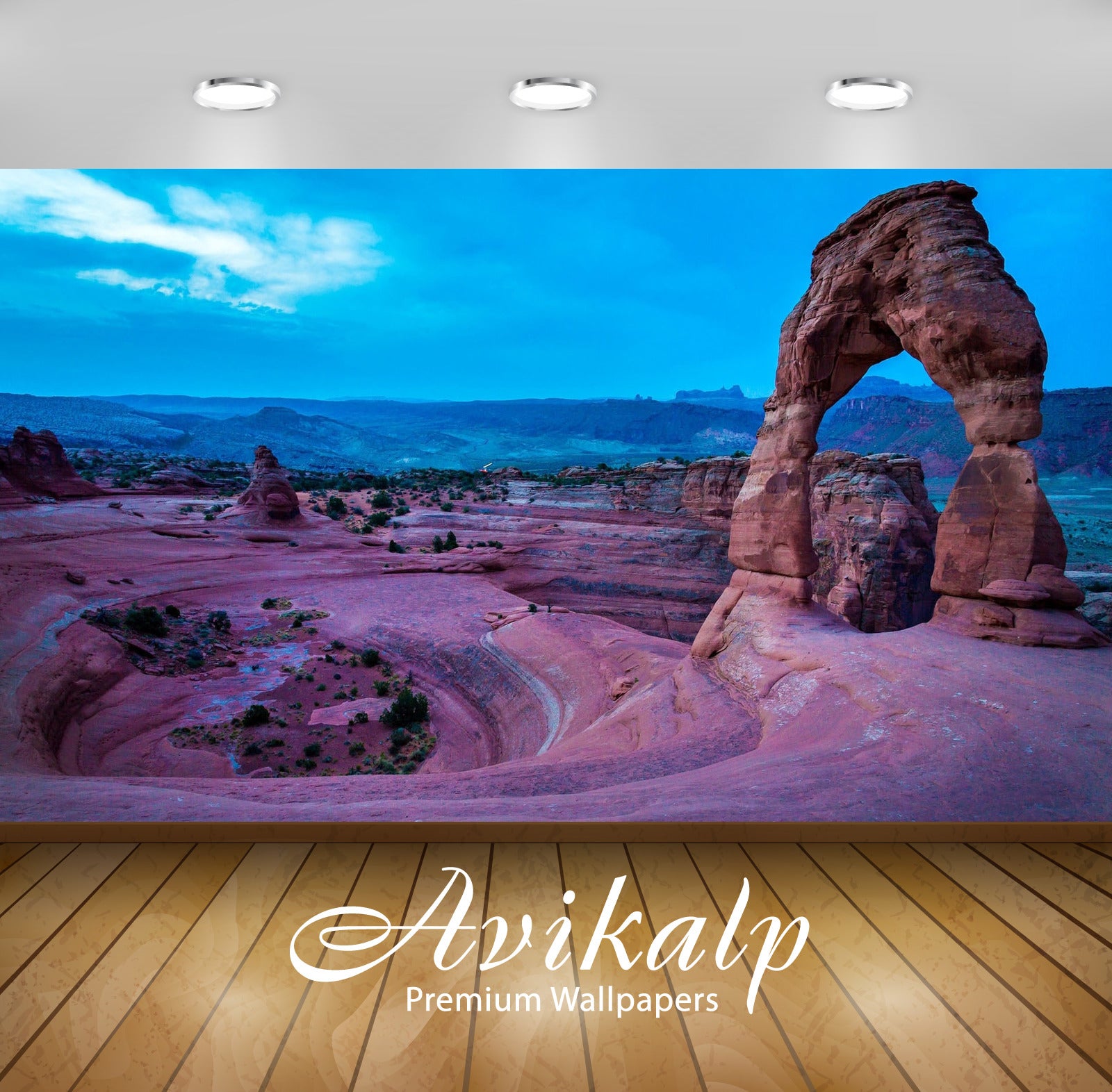 Avikalp Exclusive Awi5380 Delicate Arch Nature Full HD Wallpapers for Living room, Hall, Kids Room,