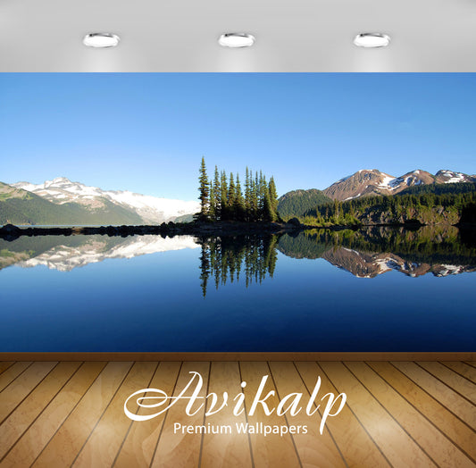 Avikalp Exclusive Awi5493 Garibaldi Lake Nature Full HD Wallpapers for Living room, Hall, Kids Room,