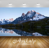 Avikalp Exclusive Awi5815 Mountain Lake Nature Full HD Wallpapers for Living room, Hall, Kids Room,