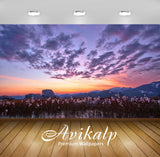Avikalp Exclusive Awi5837 Mountain Sunset Nature Full HD Wallpapers for Living room, Hall, Kids Room