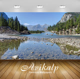 Avikalp Exclusive Awi5848 Muddy Rocks On The Bottom Of The River Nature Full HD Wallpapers for Livin
