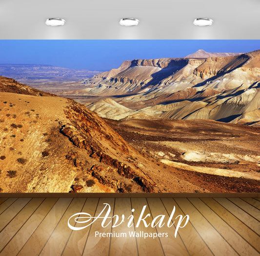 Avikalp Exclusive Awi5853 Negev Nature Full HD Wallpapers for Living room, Hall, Kids Room, Kitchen,