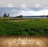 Avikalp Exclusive Awi5870 Orthodox Church In The Valley By The River Nature Full HD Wallpapers for L