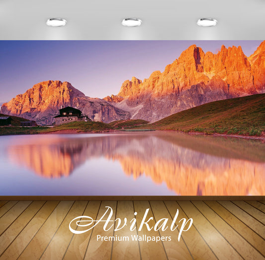 Avikalp Exclusive Awi5874 Pala Group The Dolomites Nature Full HD Wallpapers for Living room, Hall,